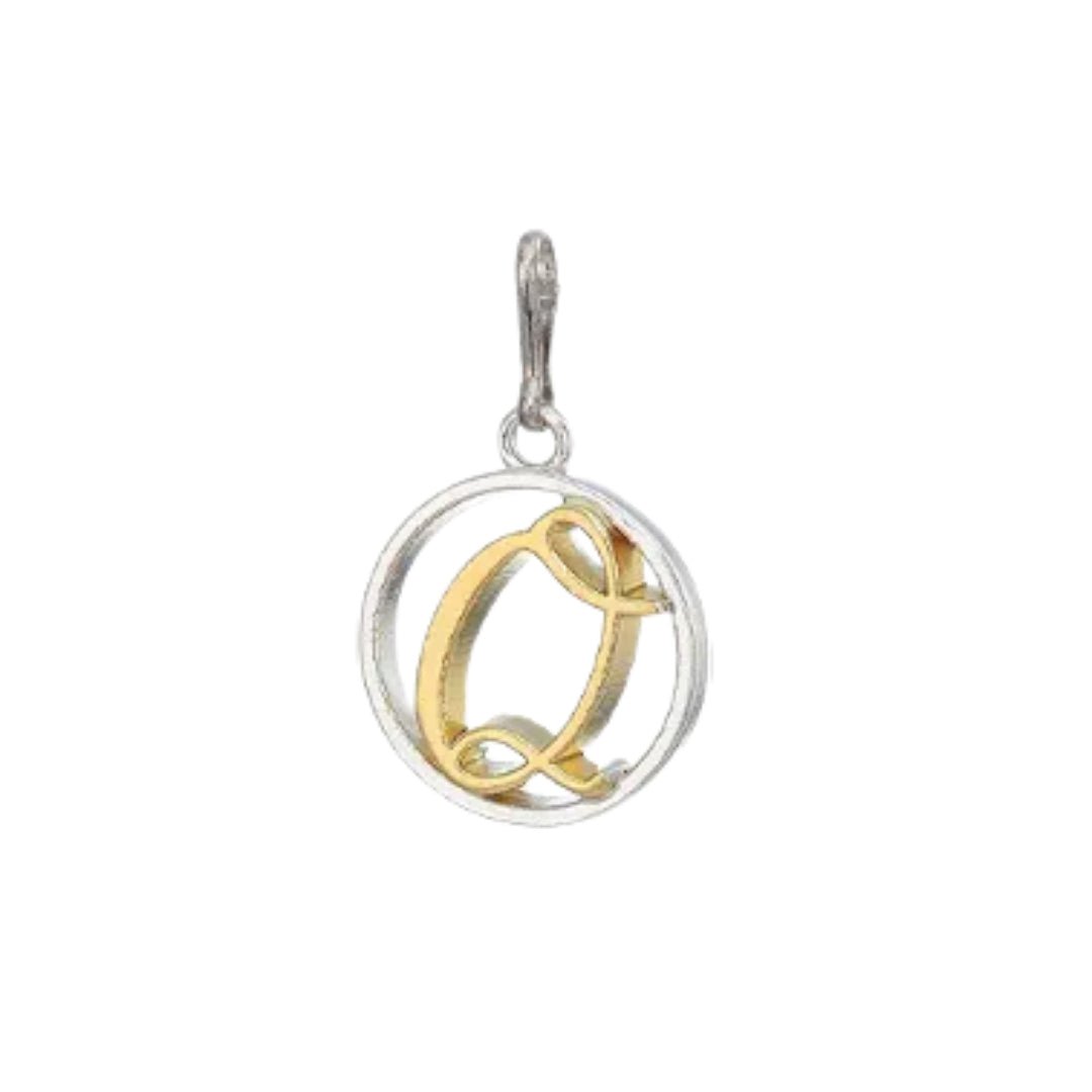 Buy ALEX AND ANI Initial Q Two Tone Charm at Kay's Fine Jewelry