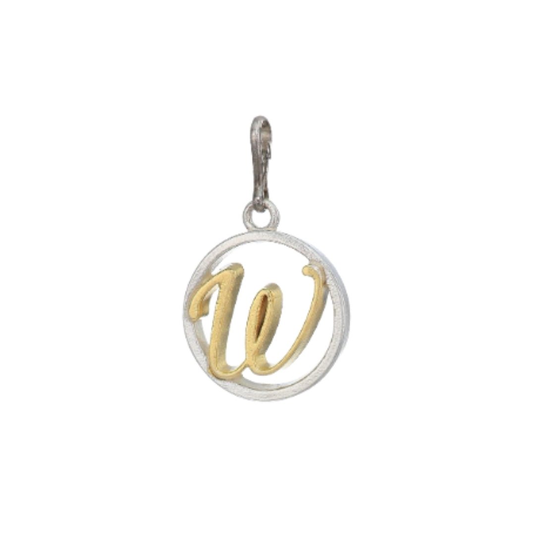 Buy ALEX AND ANI Initial W Two Tone Charm at Kay's Fine Jewelry
