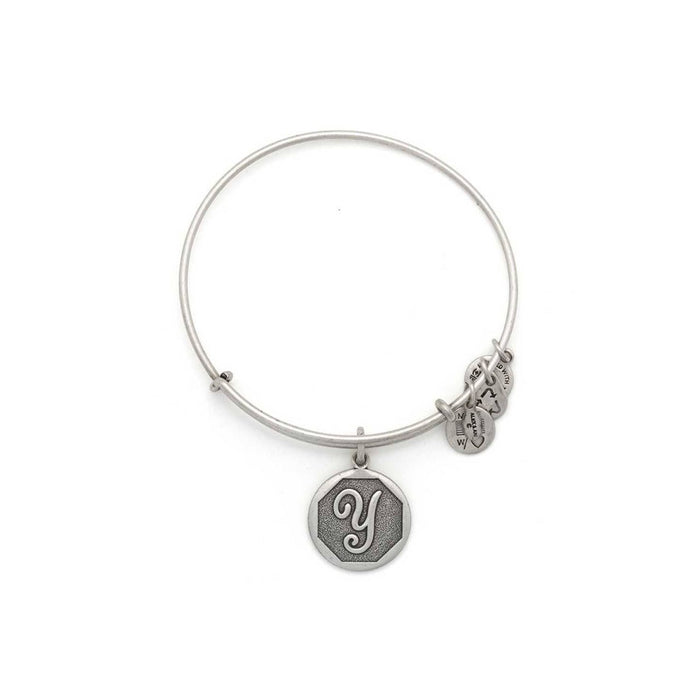 ALEX AND ANI Initial Y Bangle Silver Not Net