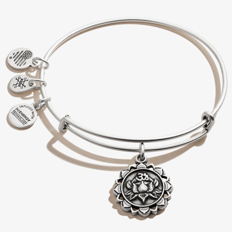ALEX AND ANI Lotus Peace Petals Charm Bangle Not Net