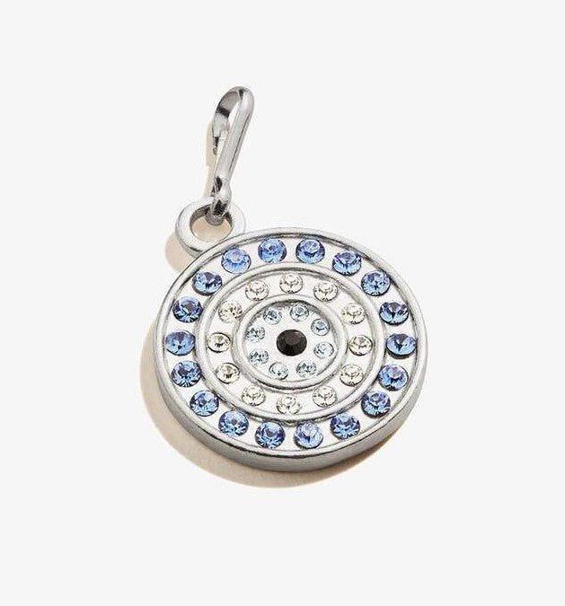 ALEX AND ANI Pave Evil Eye Round Charm Not Net