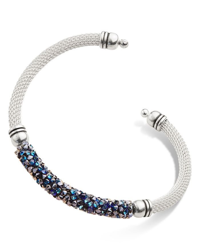 ALEX AND ANI Peacock Fine Rocks Mesh Cuff Not Net