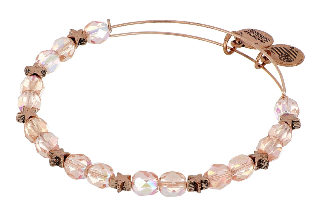 ALEX AND ANI Stars & Rose Beaded Bangle Not Net
