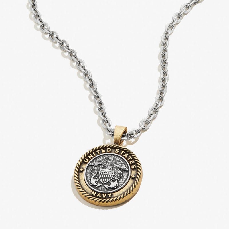 Buy ALEX AND ANI U.S. Navy Necklace Two Tone at Kay's Fine Jewelry