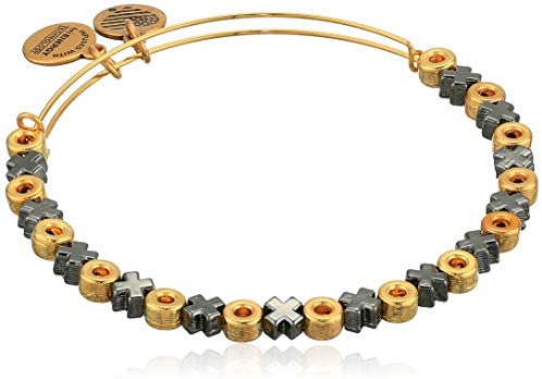 ALEX AND ANI XO Beaded Two Tone Bangle Not Net