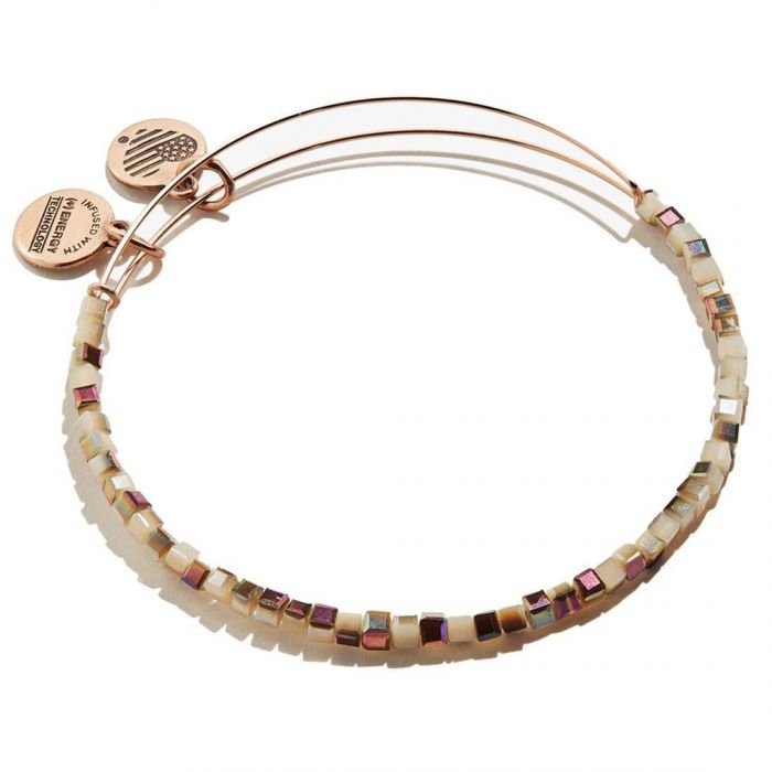 ALEX AND ANI Zephyr Horizon Bracelet Shiny Rose Gold Finish Not Net