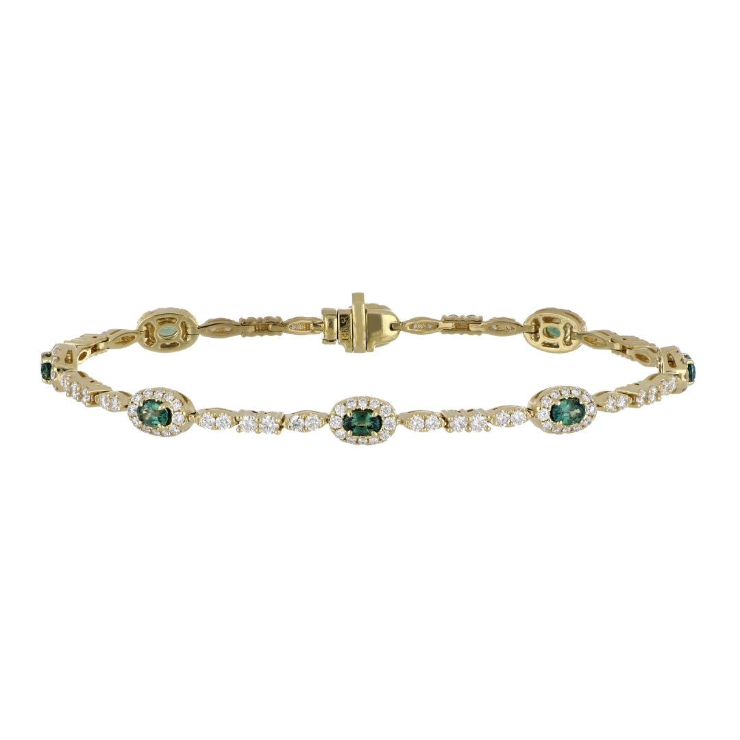 Buy Alexandrite Bracelet (Alexandrite 1.6 cts. White Diamond 1.9 cts.) at Kay's Fine Jewelry