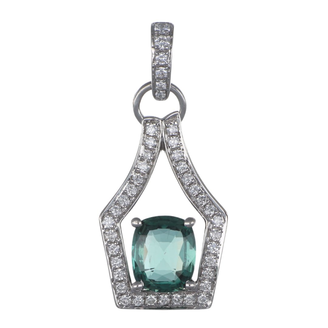Alexandrite Pendant (Alexandrite 1.02 cts. White Diamond 0.21 cts.) Not Net