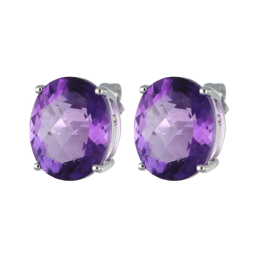Amethyst Earrings (Amethyst 8.93 cts) Not Net