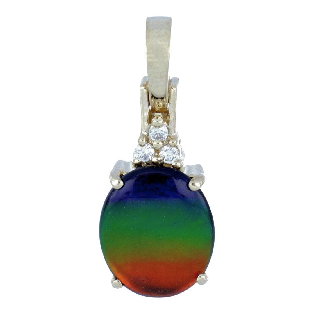 Buy Ammolite Pendant (White Diamond 0.06 cts.) at Kay's Fine Jewelry