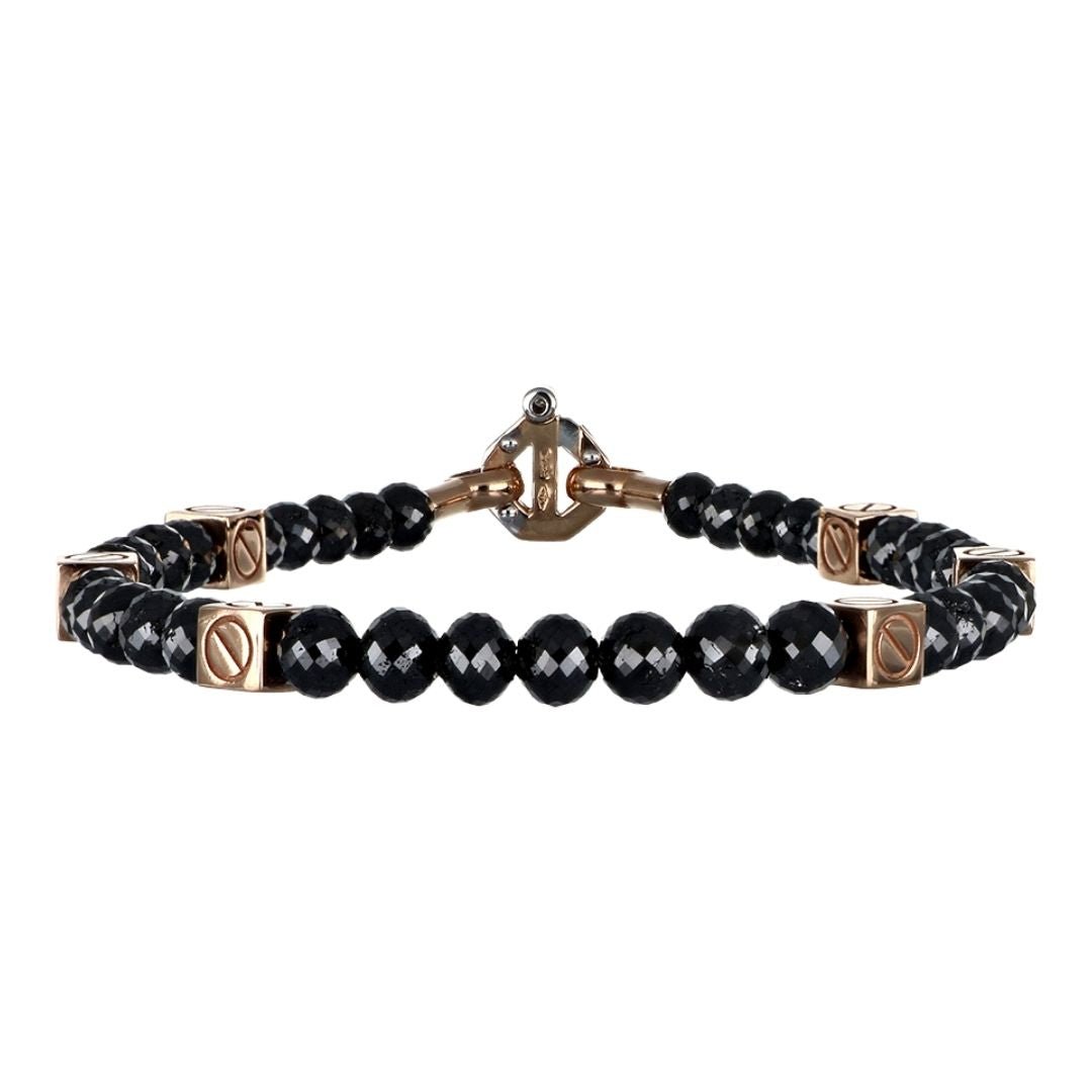Buy BARAKA Black Diamond Men's Bracelet (Black Diamond 0.31 cts. White Diamond 0.02 cts.) at Kay's Fine Jewelry