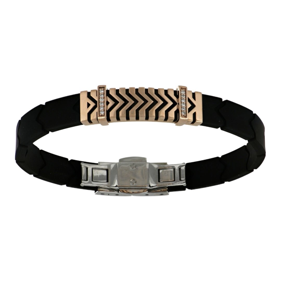 Buy BARAKA Gold Men's Bracelet (White Diamond 0.1 cts.) at Kay's Fine Jewelry