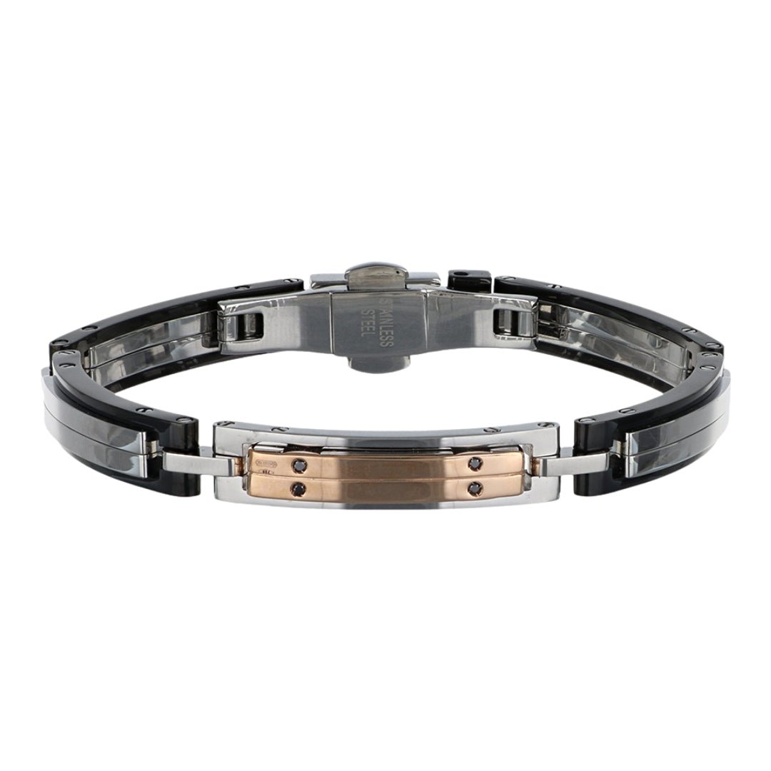 BARAKA Men's Bracelet (Black Diamond 0.04 cts.) Not Net