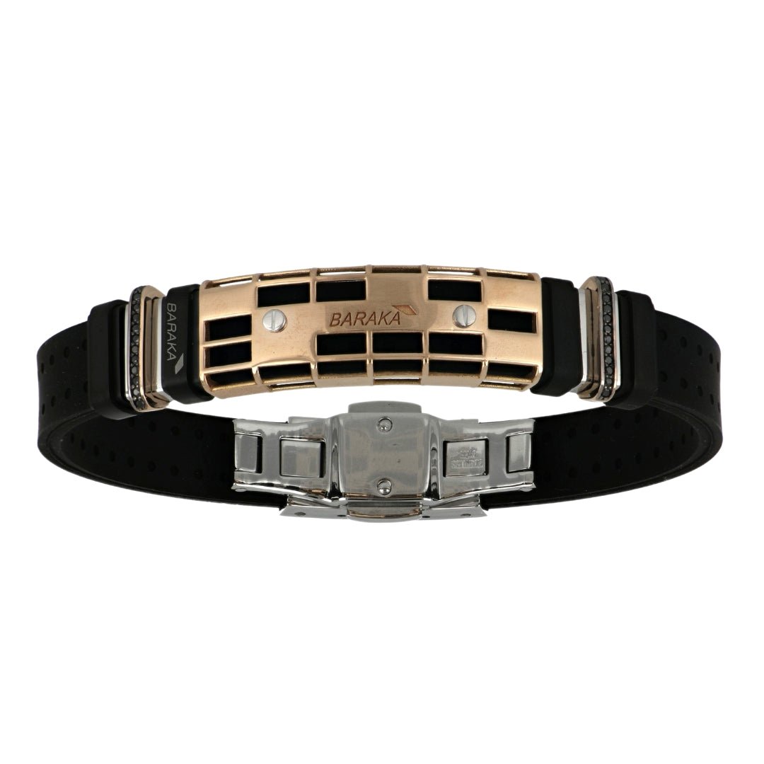 BARAKA Men's Bracelet (Black Diamond 0.14 cts.) Not Net