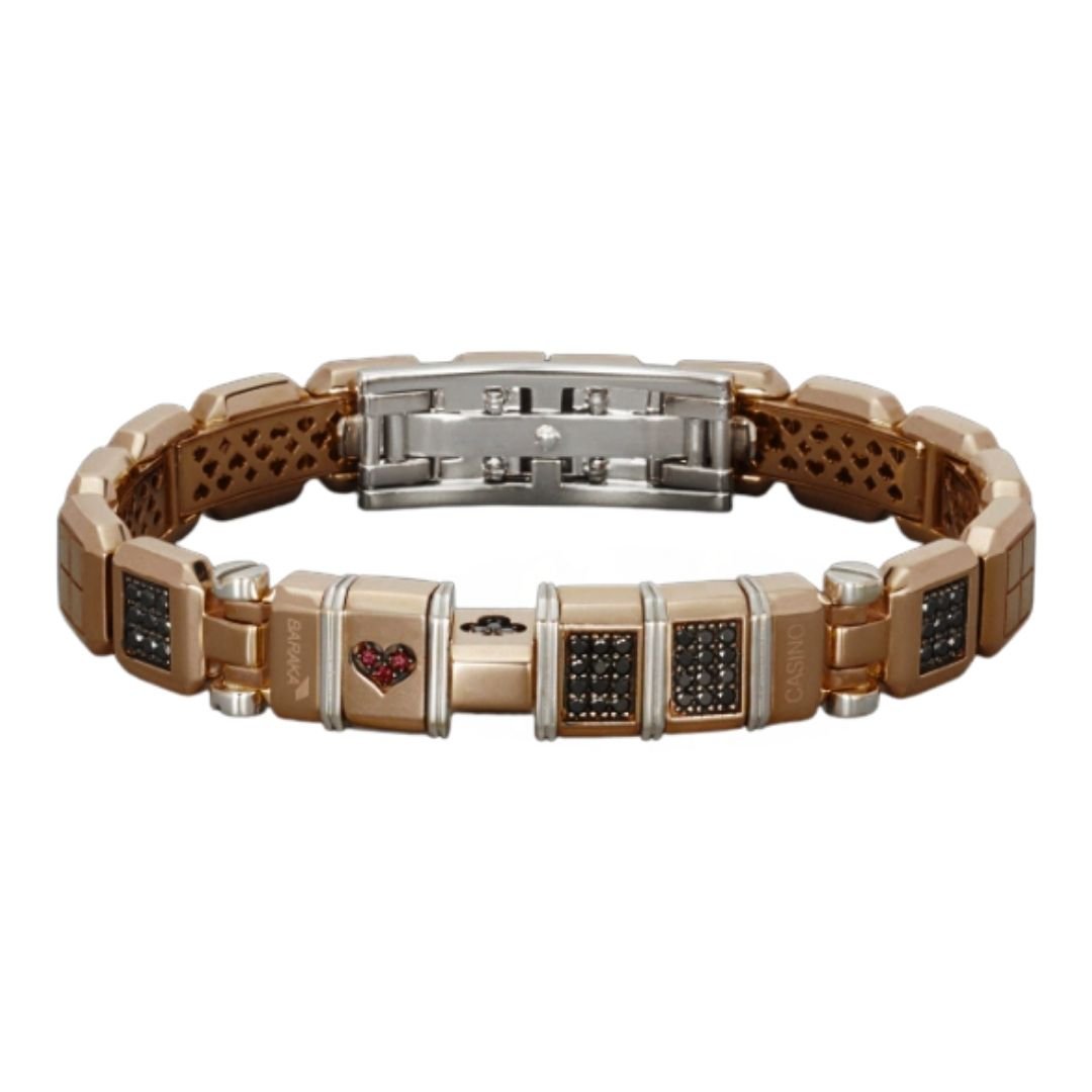 Buy BARAKA Men's Bracelet (Men's Bracelet Black Diamond 1.44 cts. Ruby 0.09 cts.) at Kay's Fine Jewelry