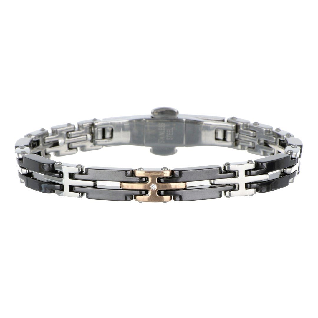 BARAKA Men's Bracelet (White Diamond 0.01 cts.) Not Net