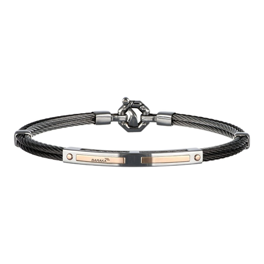 BARAKA Men's Bracelet (White Diamond 0.02 cts.) Not Net