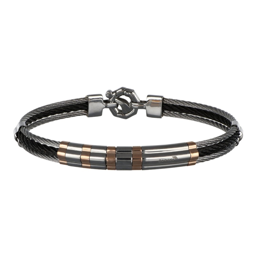 BARAKA Men's Bracelet (White Diamond 0.02 cts.) Not Net