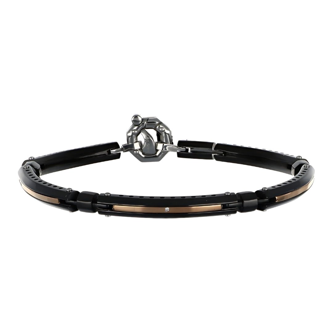BARAKA White Diamond Men's Bracelet (White Diamond 0.03 cts.) Not Net