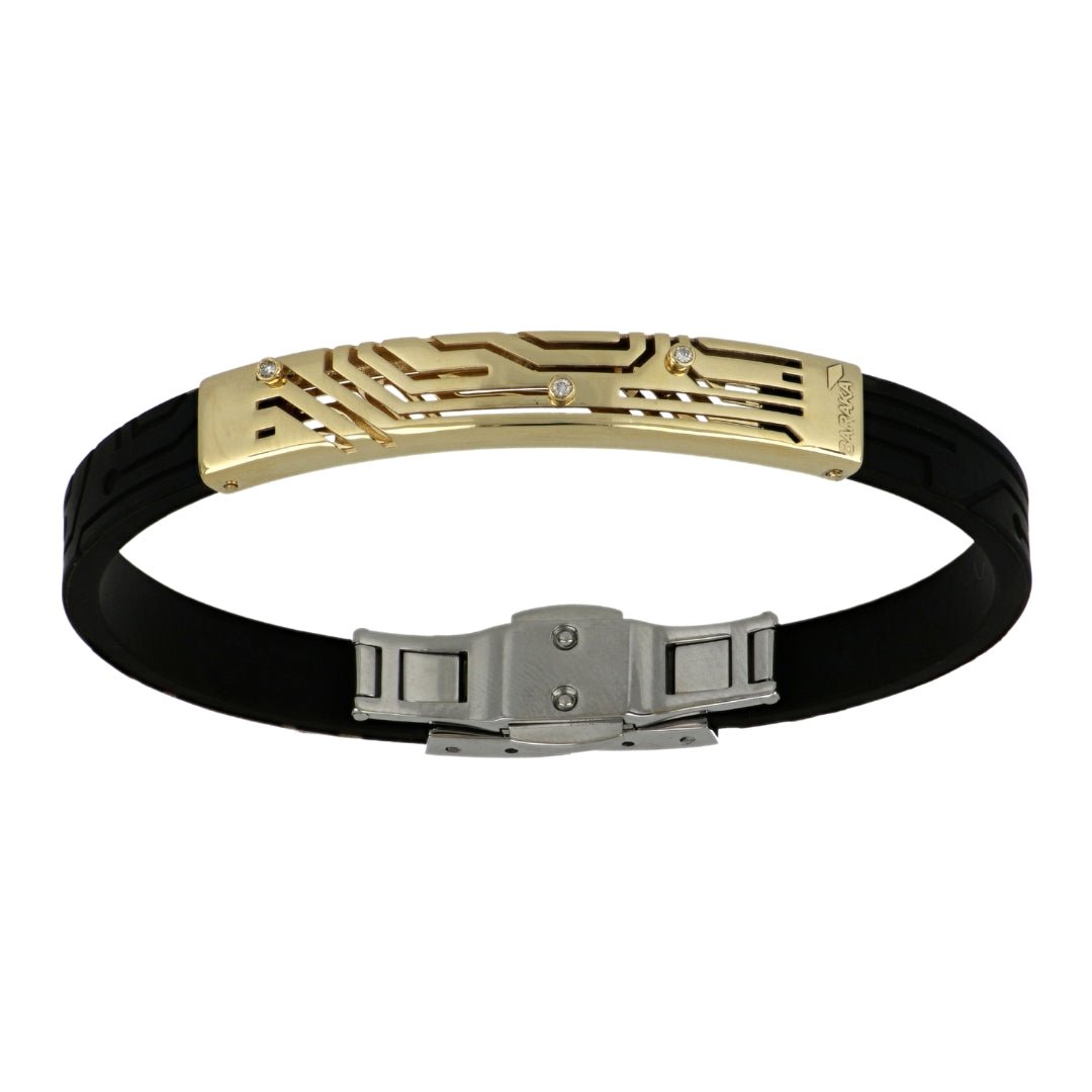 Buy BARAKA White Diamond Men's Bracelet (White Diamond 0.03 cts.) at Kay's Fine Jewelry