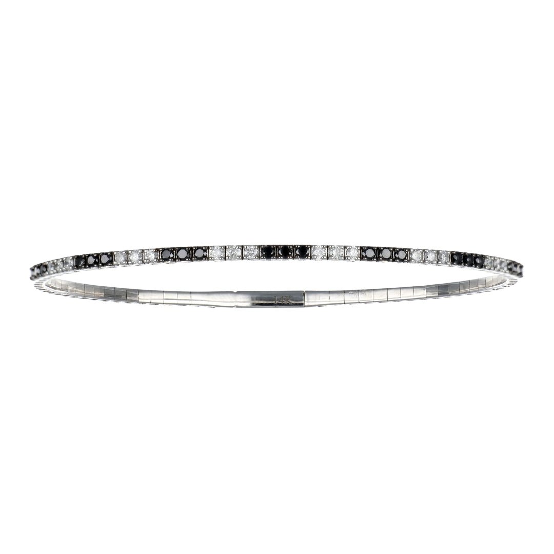Buy Black Diamond Bangle (Black Diamond 0.97 cts. White Diamond Included cts.) at Kay's Fine Jewelry
