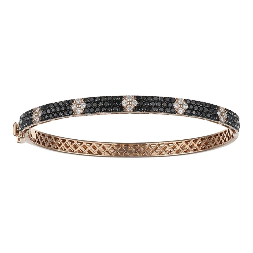 Buy Black Diamond Bangle (Black Diamond 1.87 cts. White Diamond 0.45 cts.) at Kay's Fine Jewelry