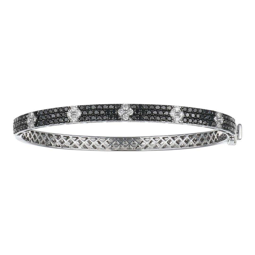 Buy Black Diamond Bangle (Black Diamond 1.88 cts. White Diamond 0.44 cts.) at Kay's Fine Jewelry