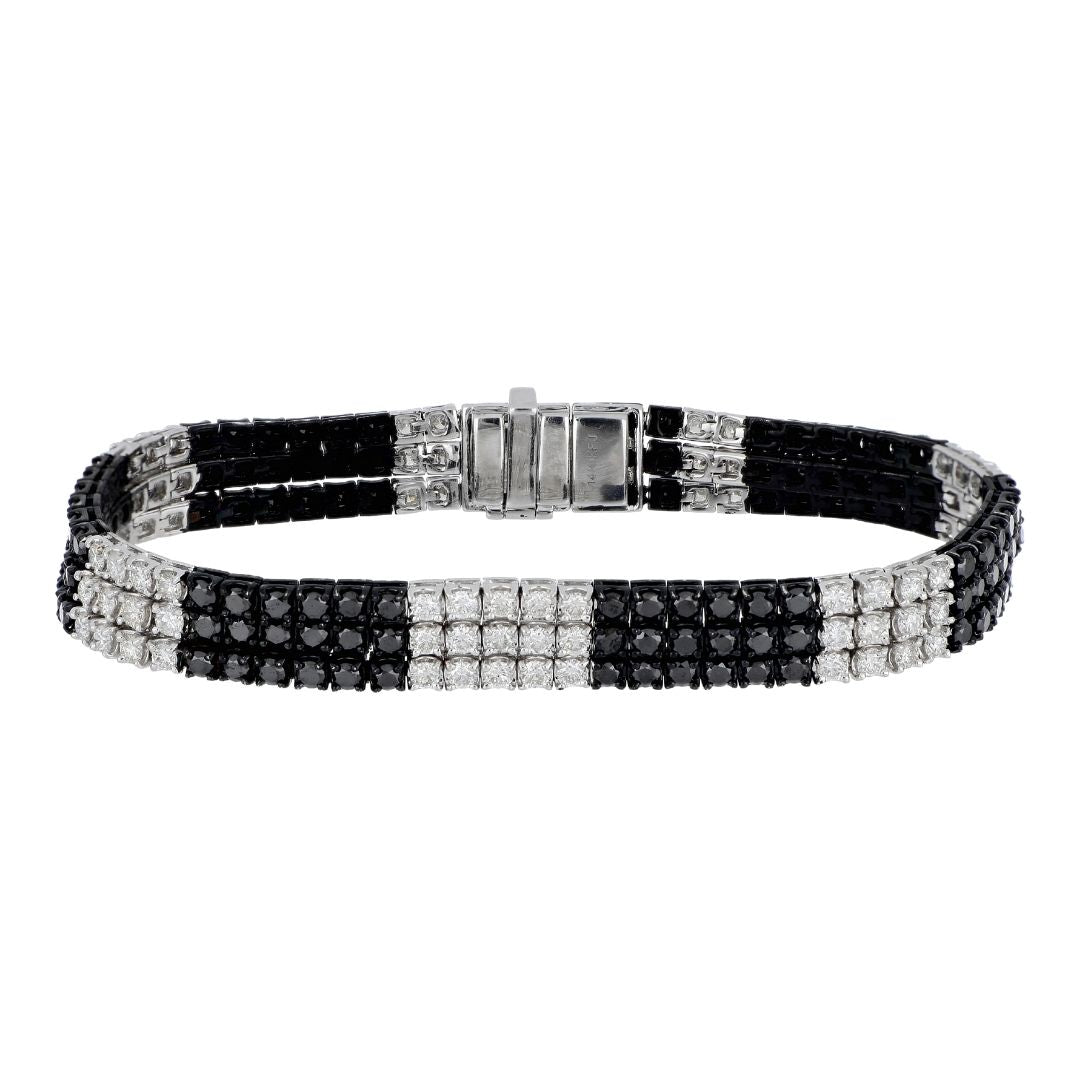 Buy Black Diamond Bracelet (Black Diamond 6.18 cts. White Diamond 2.75 cts.) at Kay's Fine Jewelry
