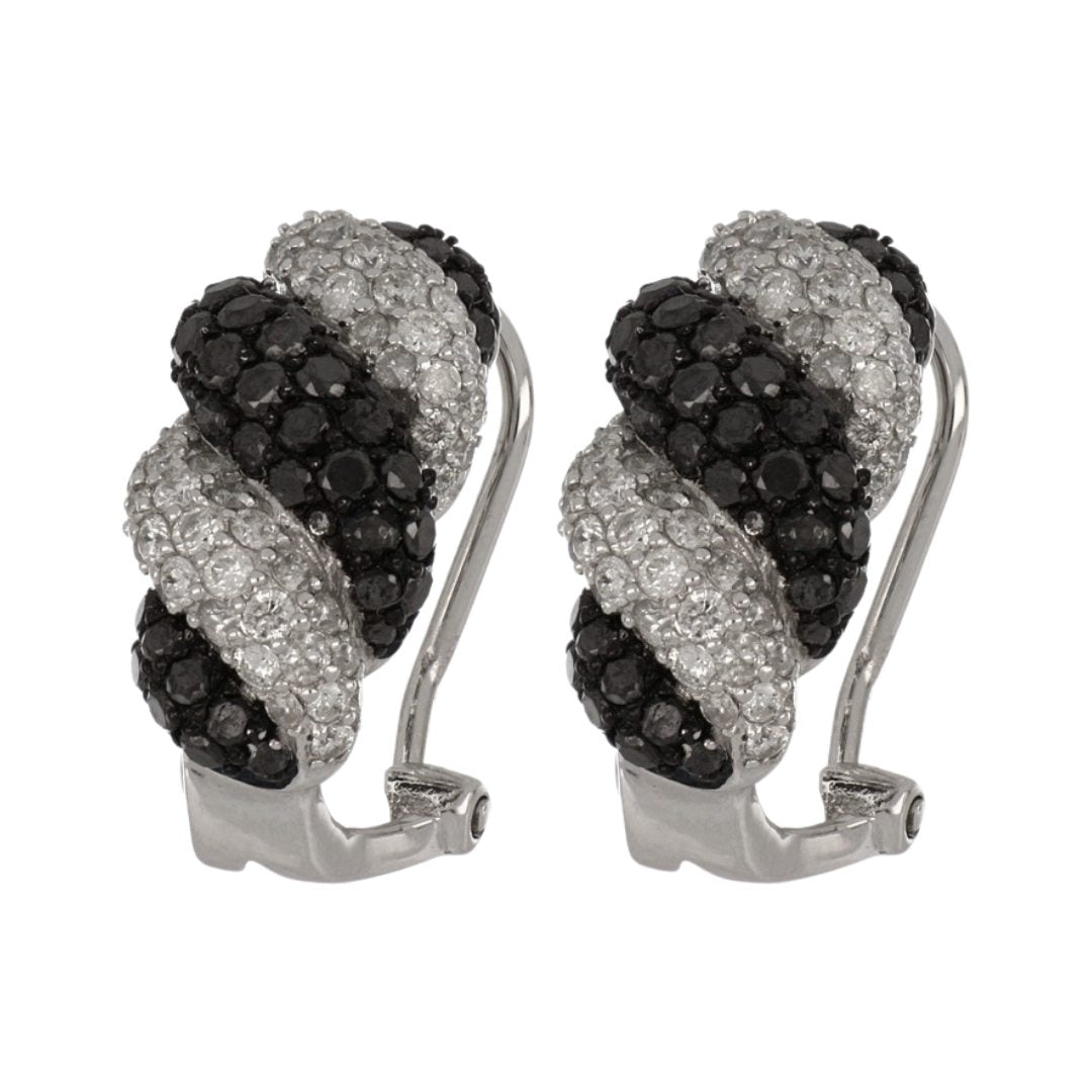Buy Black Diamond Earrings (Black Diamond 1.95 cts. White Diamond 1.27 cts.) at Kay's Fine Jewelry
