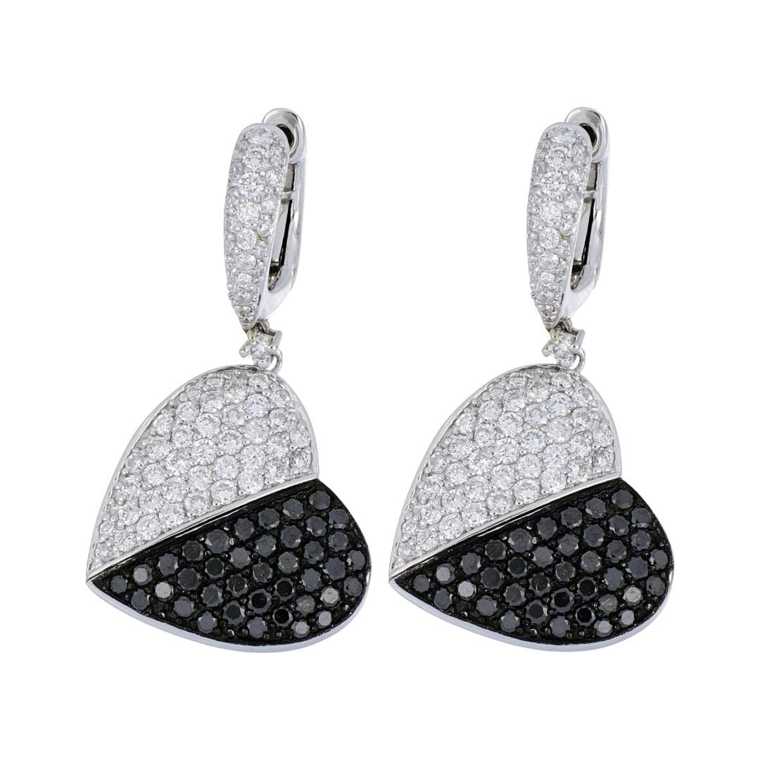 Buy Black Diamond Earrings (Black Diamond 2.09 cts. White Diamond 1.35 cts.) at Kay's Fine Jewelry