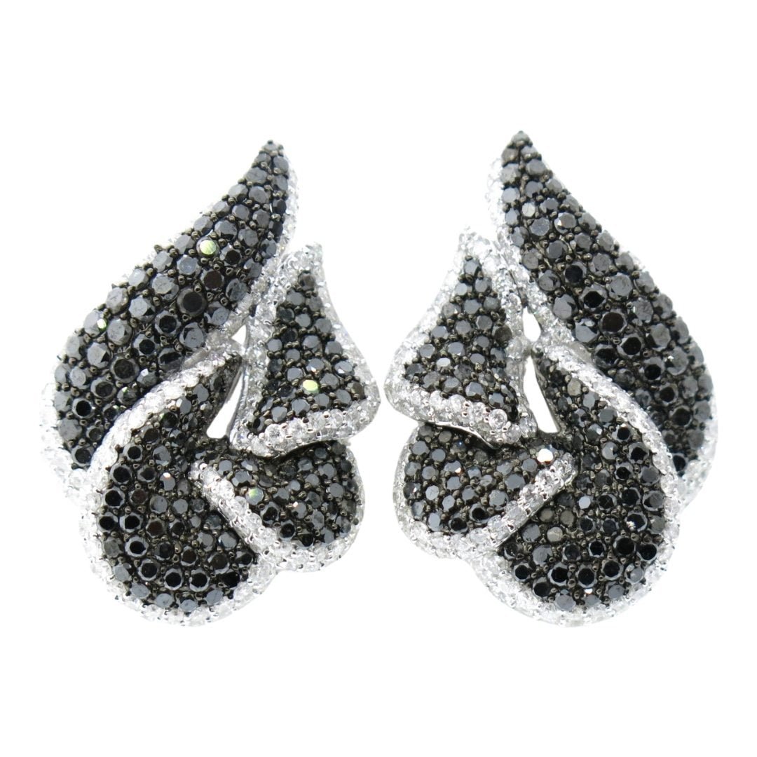 Buy Black Diamond Earrings (Black Diamond 2.66 cts. White Diamond 2.7 cts.) at Kay's Fine Jewelry