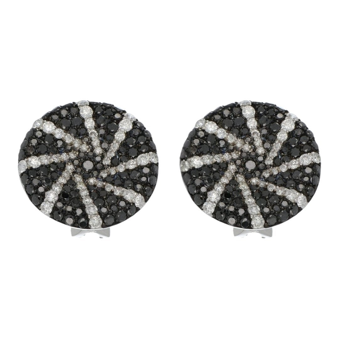 Buy Black Diamond Earrings (Black Diamond 2.76 cts. White Diamond 1.41 cts.) at Kay's Fine Jewelry