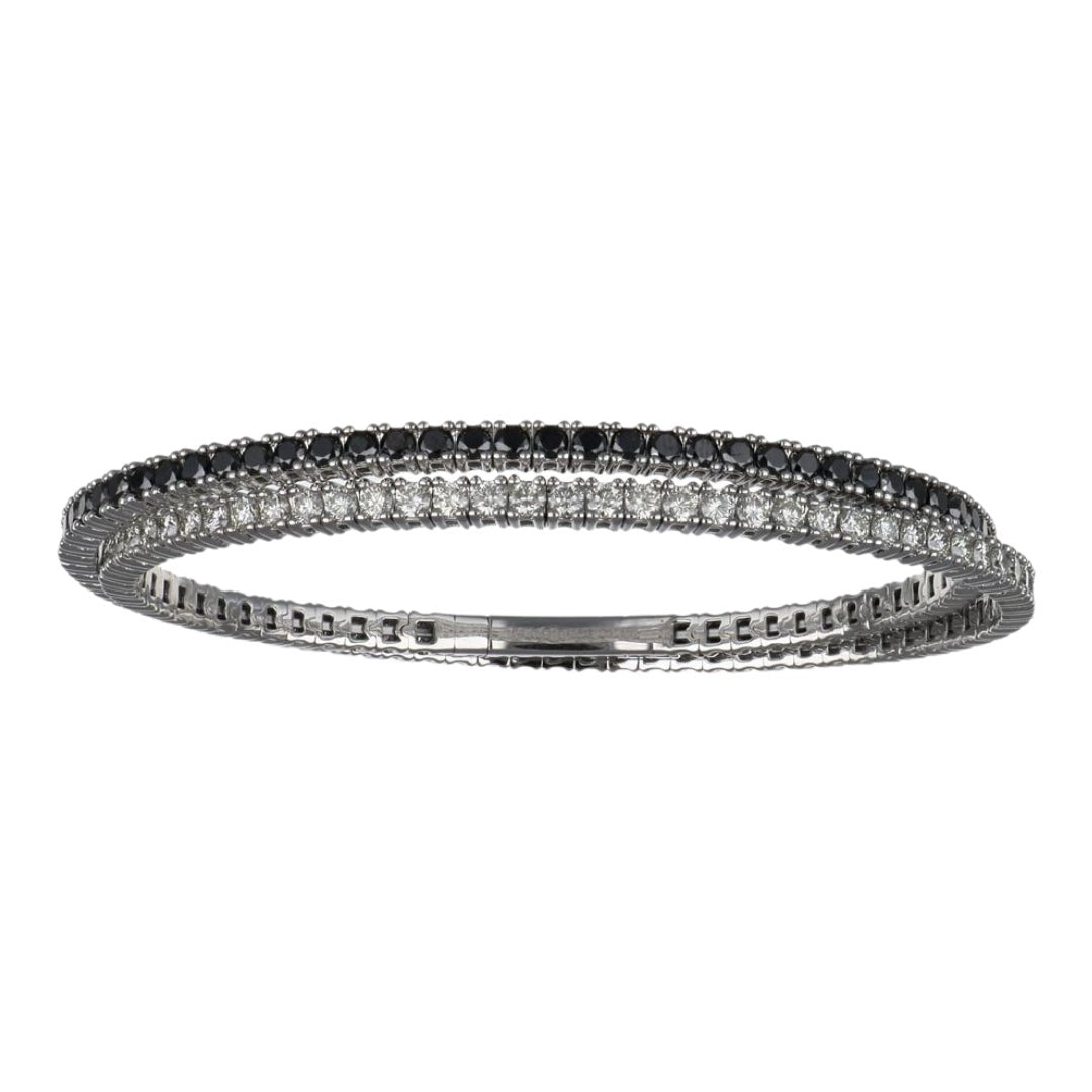 Buy Black Diamond Flexi Bangle (Black Diamond 3.42 cts. White Diamond 3.1 cts.) at Kay's Fine Jewelry