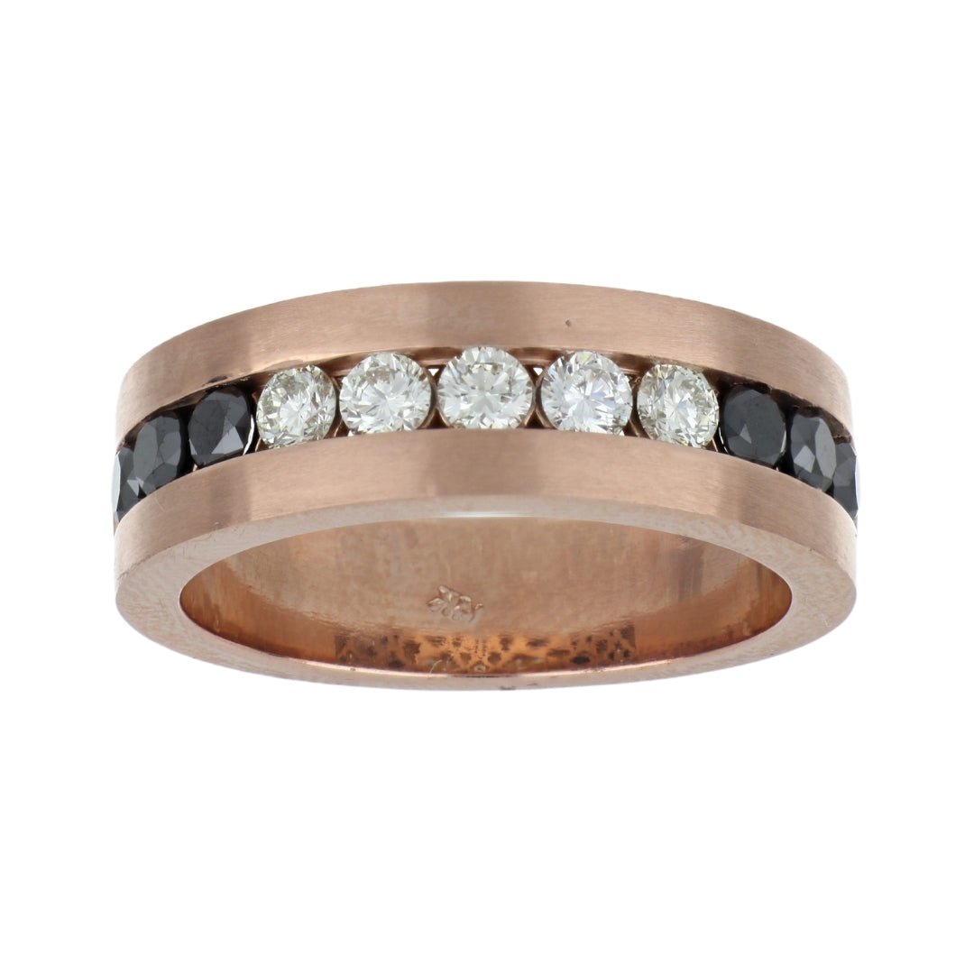 Buy Black Diamond Men's Ring (Black Diamond 0.83 cts. White Diamond 0.61 cts.) at Kay's Fine Jewelry