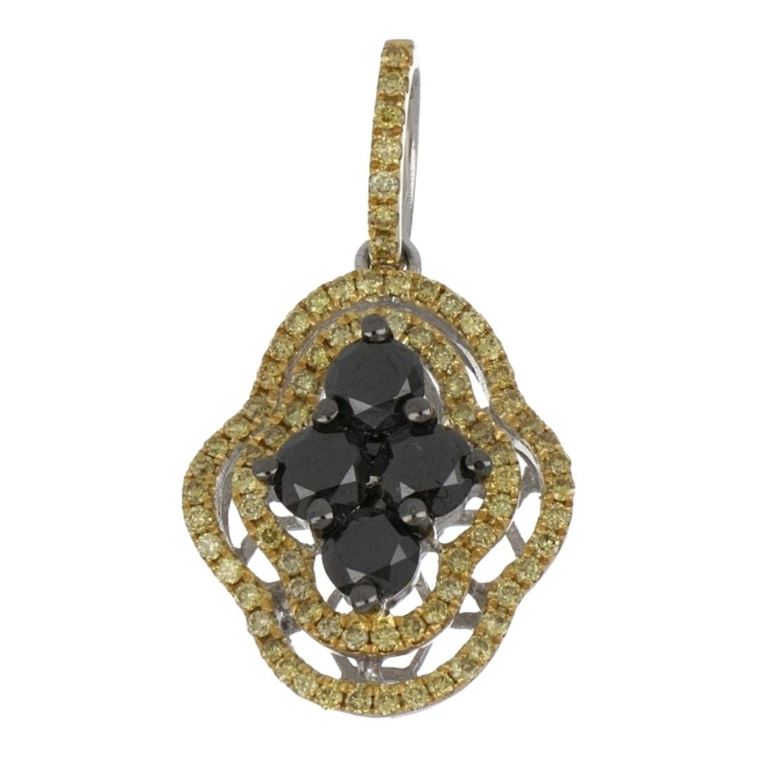 Buy Black Diamond Pendant (Black Diamond 0.8 cts. Yellow Diamond 0.3 cts.) at Kay's Fine Jewelry