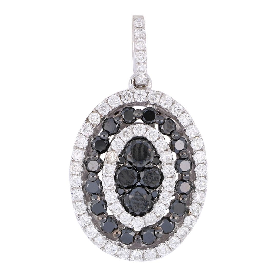 Buy Black Diamond Pendant (Black Diamond 1.07 cts. White Diamond 0.63 cts.) at Kay's Fine Jewelry