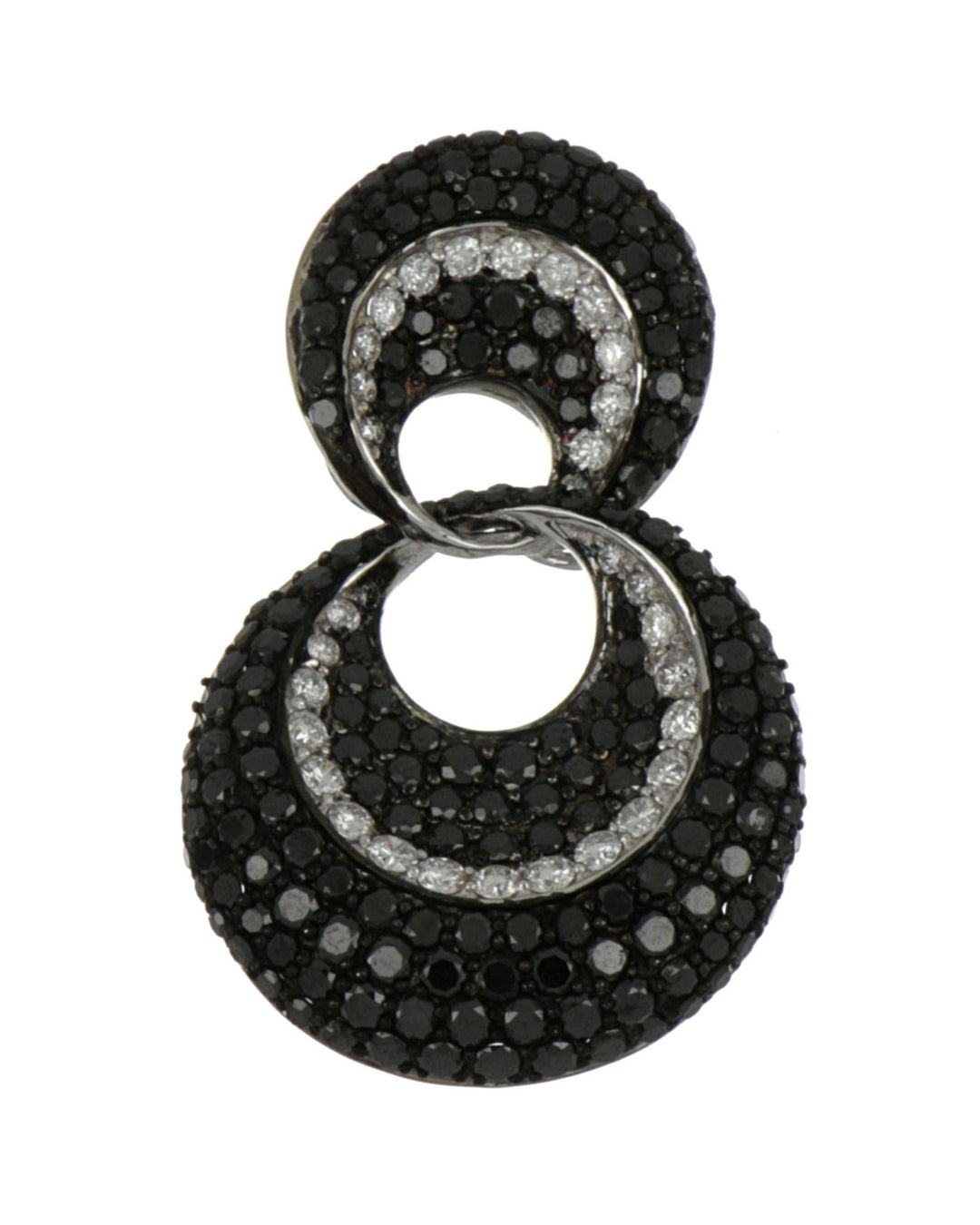 Black Diamond Pendant (Black Diamond 2.17 cts. White Diamond 0.46 cts) Not Net