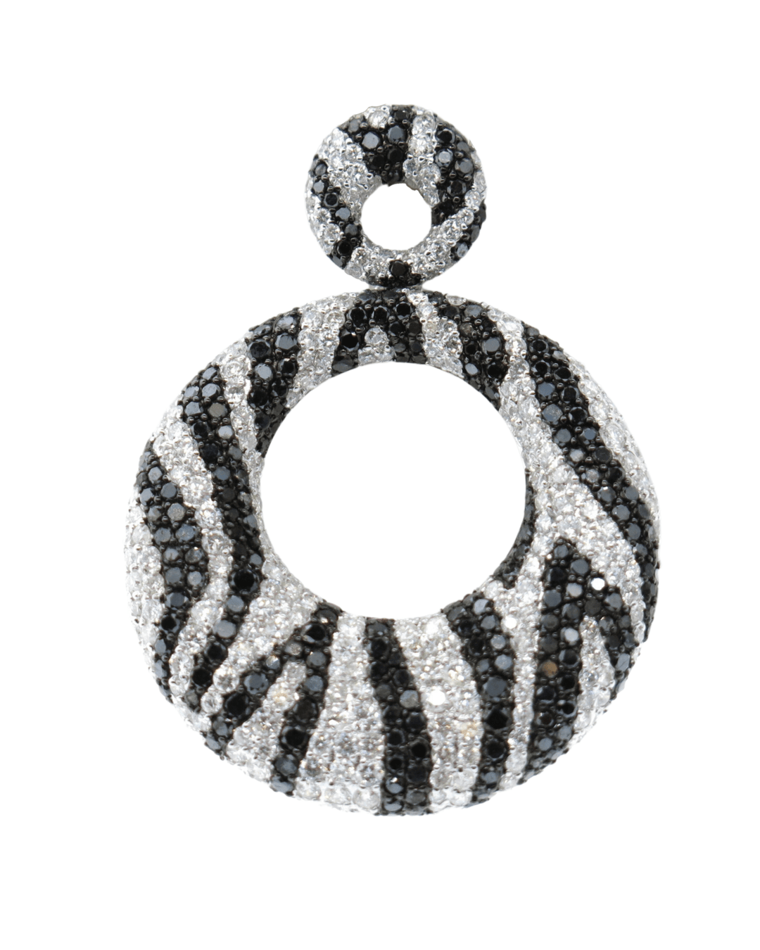 Black Diamond Pendant (Black Diamond 2.82 cts. White Diamond 3.17 cts.) Not Net