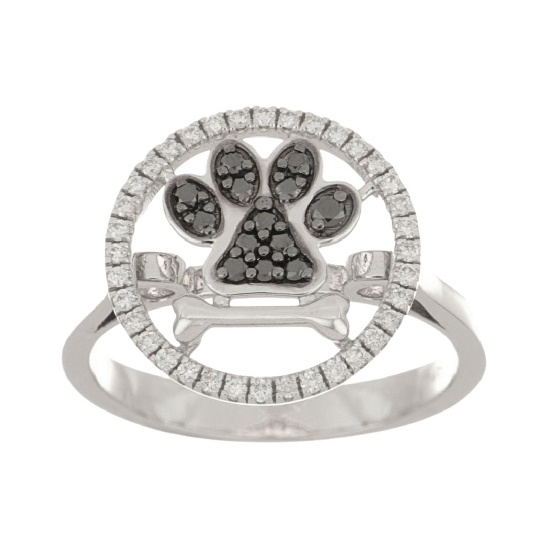 Buy Black Diamond Ring (Black Diamond 0.12 cts. White Diamond 0.17 cts.) at Kay's Fine Jewelry