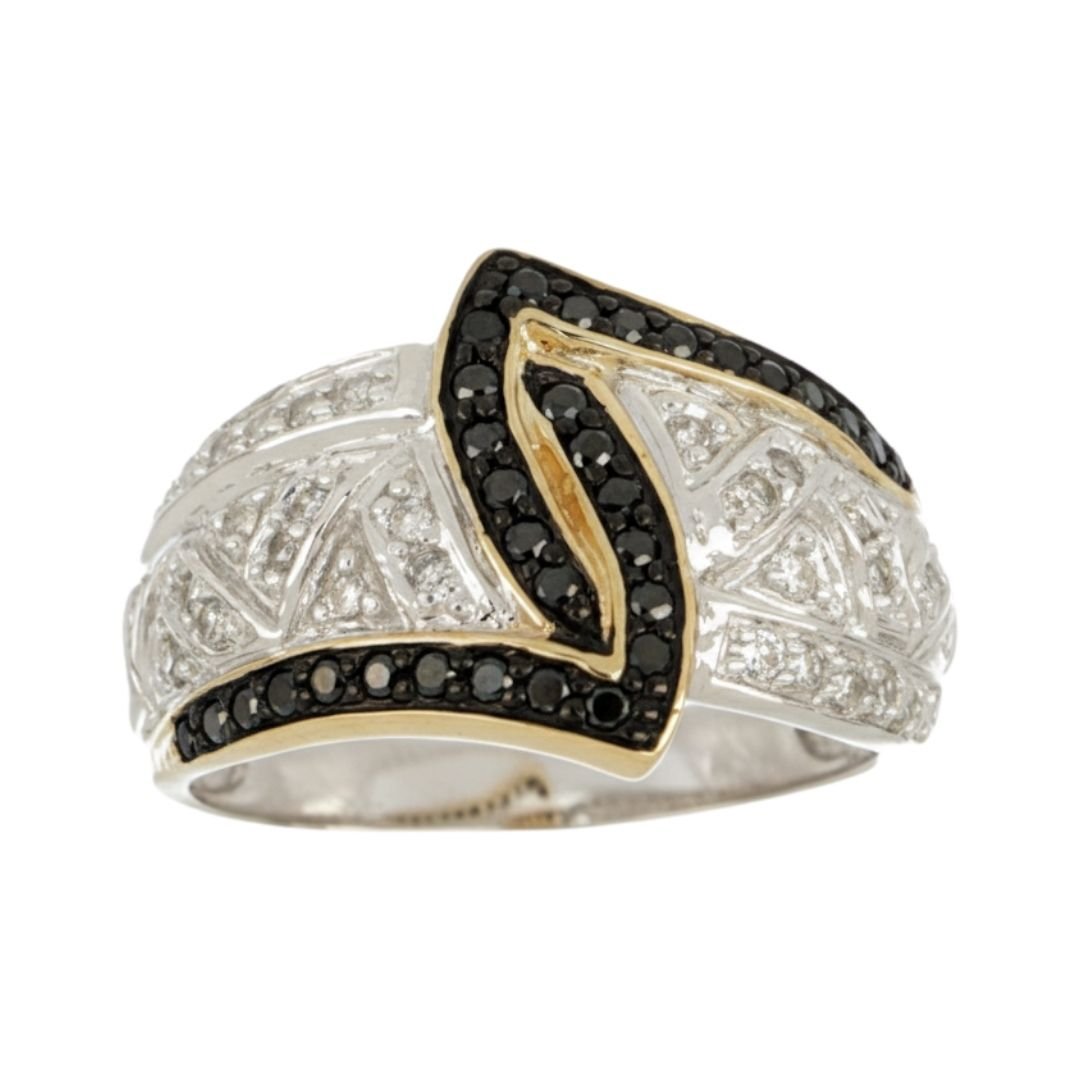 Buy Black Diamond Ring (Black Diamond 0.27 cts. White Diamond 0.73 cts.) at Kay's Fine Jewelry