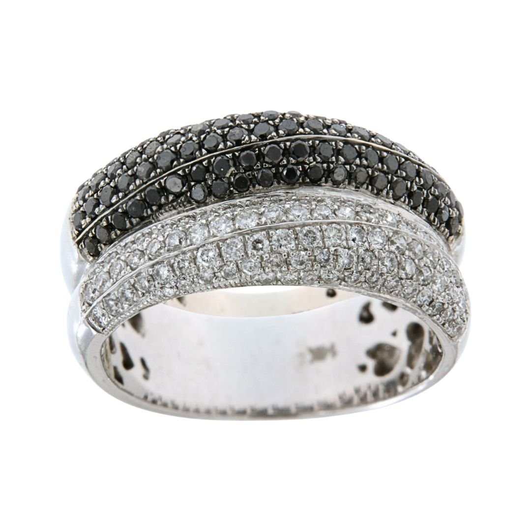 Buy Black Diamond Ring (Black Diamond 0.33 cts. White Diamond 0.47 cts.) at Kay's Fine Jewelry