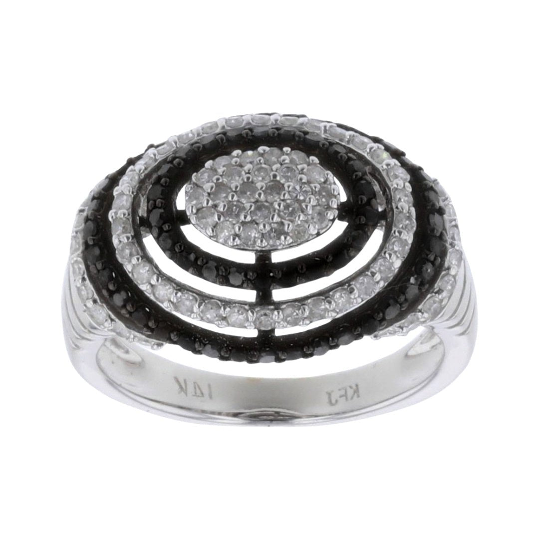 Buy Black Diamond Ring (Black Diamond 0.46 cts. White Diamond 0.51 cts.) at Kay's Fine Jewelry