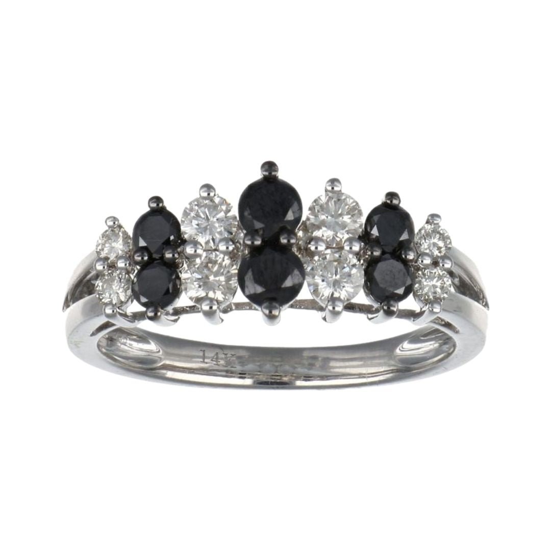 Buy Black Diamond Ring (Black Diamond 0.56 cts. White Diamond 0.44 cts.) at Kay's Fine Jewelry