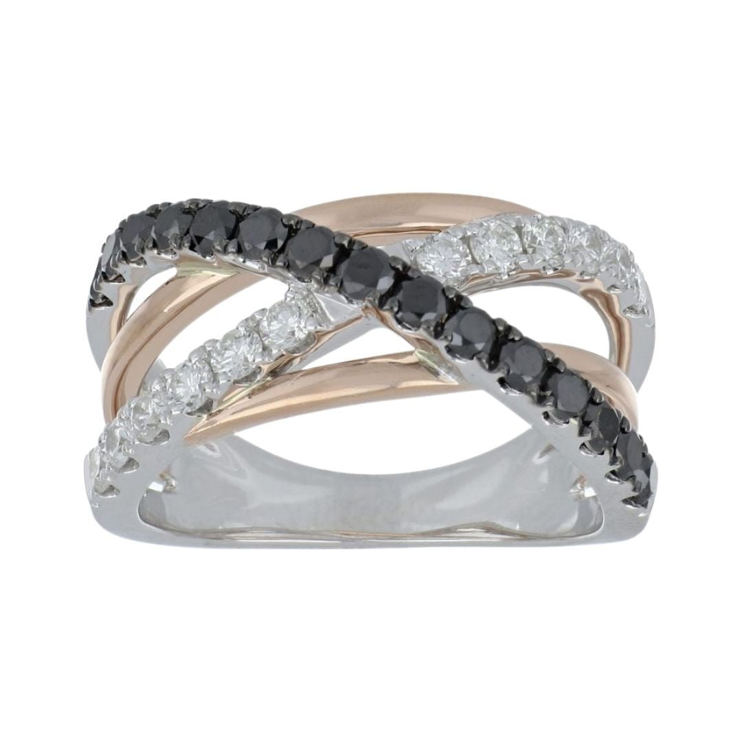 Buy Black Diamond Ring (Black Diamond 0.68 cts. White Diamond 0.49 cts.) at Kay's Fine Jewelry