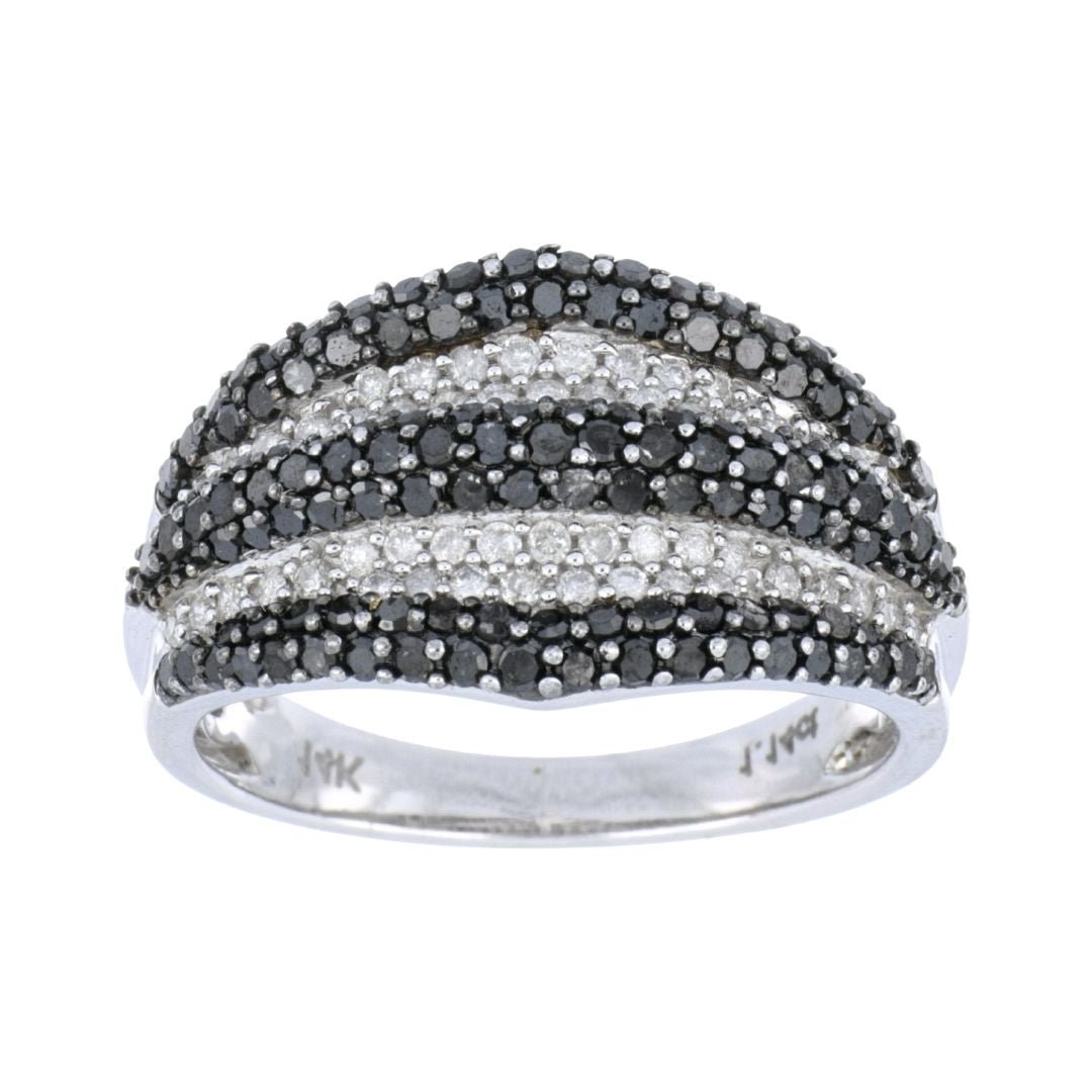 Buy Black Diamond Ring (Black Diamond 0.87 cts. White Diamond 0.27 cts.) at Kay's Fine Jewelry