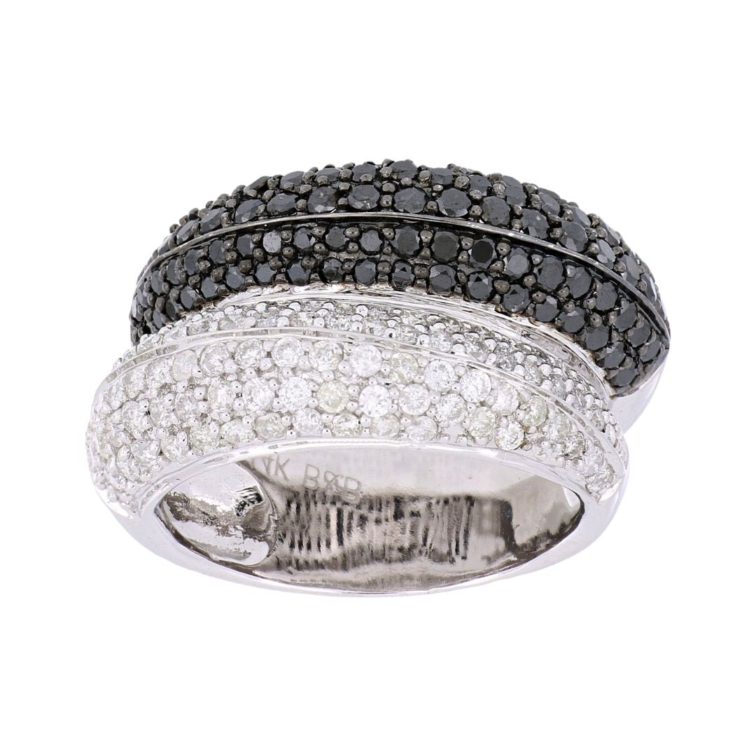Buy Black Diamond Ring (Black Diamond 0.96 cts. White Diamond 0.88 cts.) at Kay's Fine Jewelry