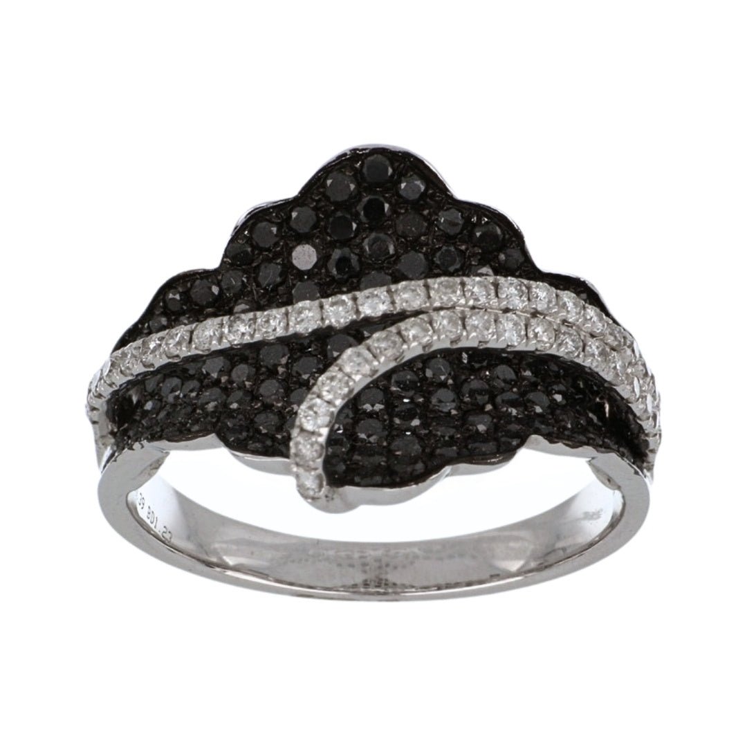 Buy Black Diamond Ring (Black Diamond 1.23 cts. White Diamond 0.39 cts.) at Kay's Fine Jewelry