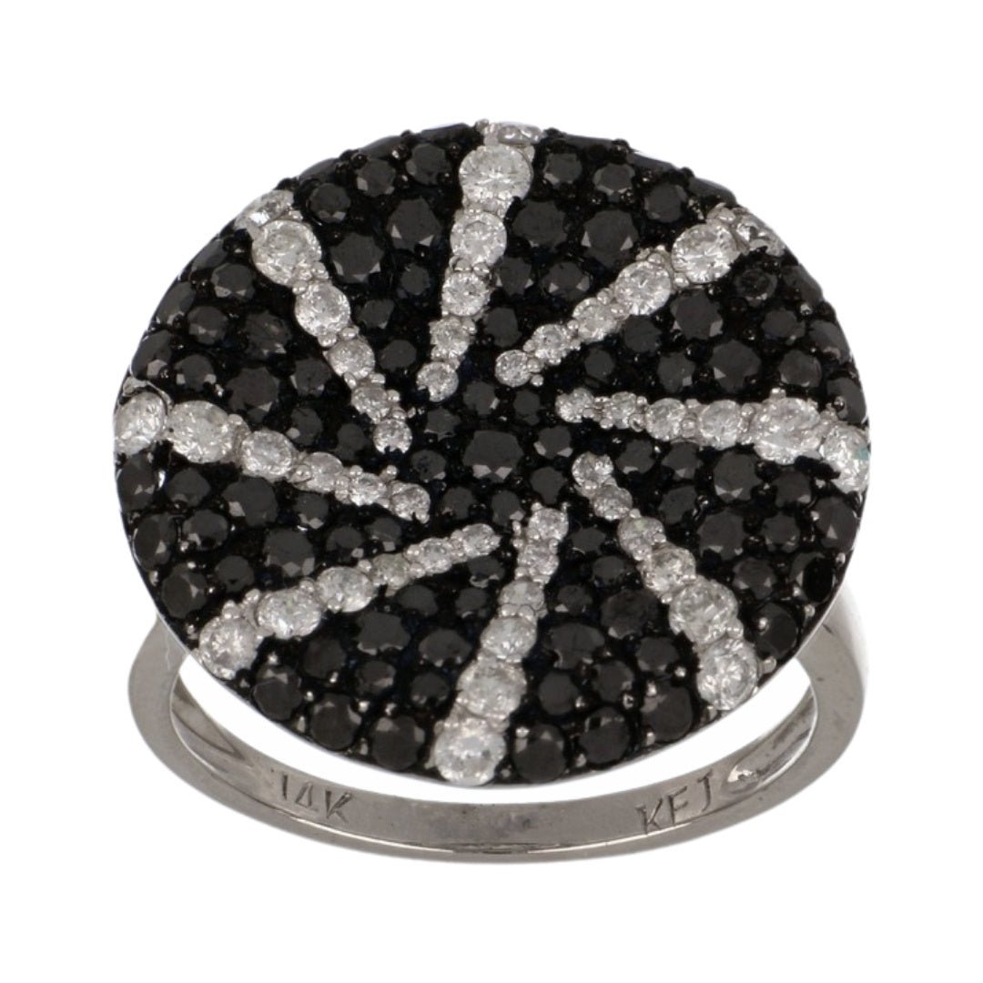 Buy Black Diamond Ring (Black Diamond 1.37 cts. White Diamond 0.68 cts.) at Kay's Fine Jewelry