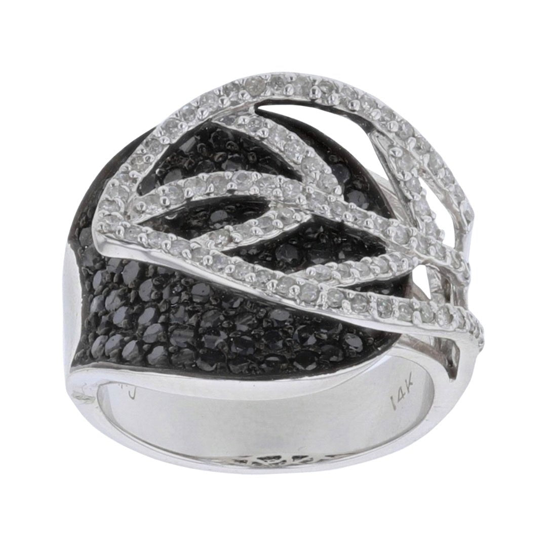 Buy Black Diamond Ring (Black Diamond 1.45 cts. White Diamond 0.53 cts.) at Kay's Fine Jewelry