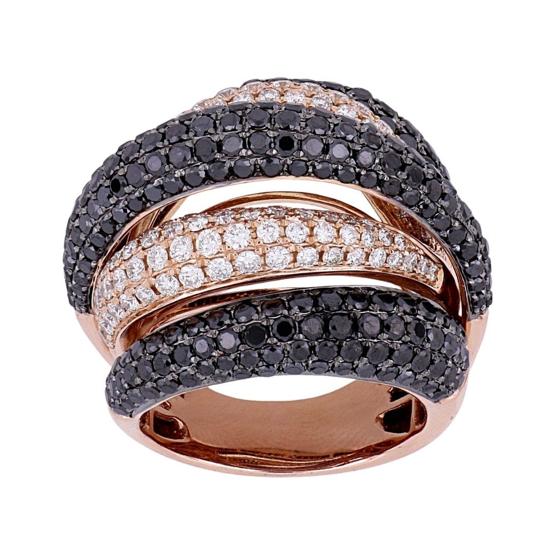 Buy Black Diamond Ring (Black Diamond 1.46 cts. White Diamond 4.06 cts.) at Kay's Fine Jewelry